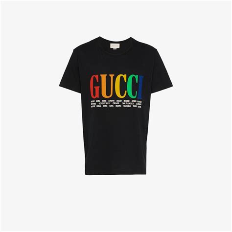 gucci cities t shirt women's|gucci t shirt fedex.